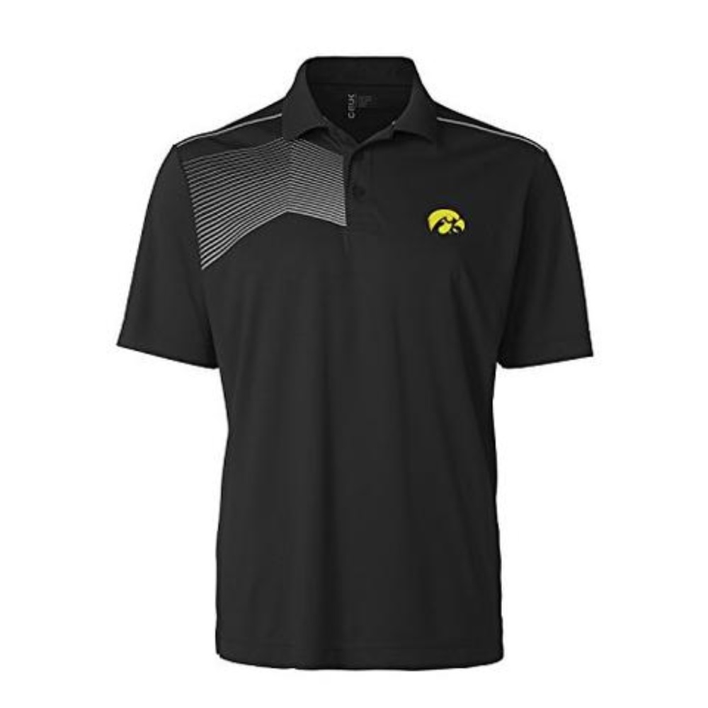 CBUK NCAA Iowa Hawkeyes Men's Glen Acres Polo, Sm